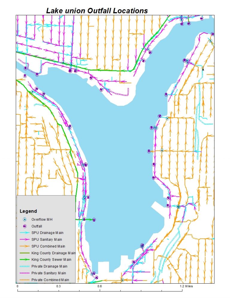 Outfall Locations - Seattle Floating Homes